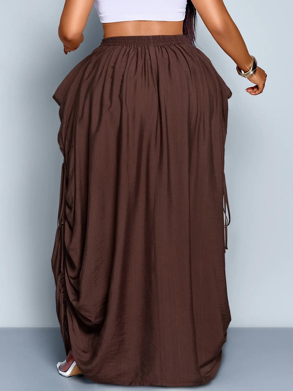 Plus Size Maxi Skirt