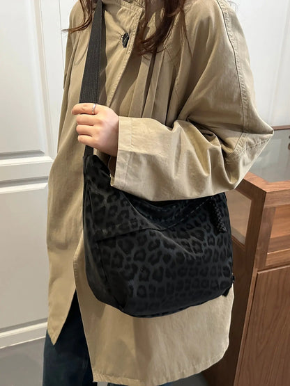 Women'S Leopard Print Casual Crossbody Bag
